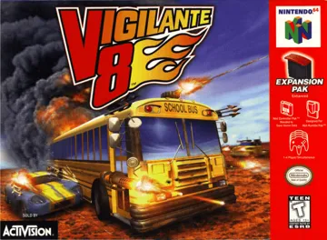 Vigilante 8 (USA) box cover front